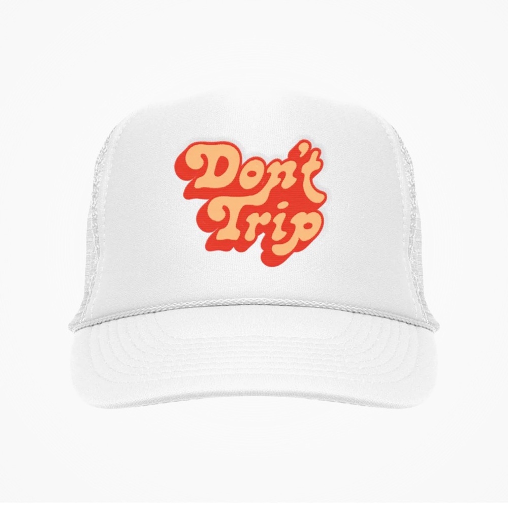 Juneshine x F&E Don't Trip Embroidered Trucker Hat - Limited Edition